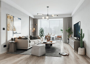 北欧式现代家居设计典雅风格客厅