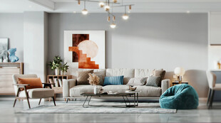 北欧式现代家居设计典雅风格客厅