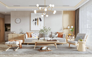 北欧式现代家居设计典雅风格客厅