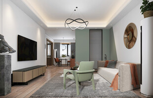 北欧式现代家居设计典雅风格客厅
