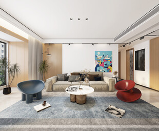 北欧式现代家居设计典雅风格客厅