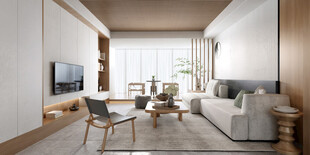 北欧式现代家居设计典雅风格客厅