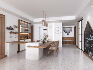 日式家居北欧室内装修原木风客厅