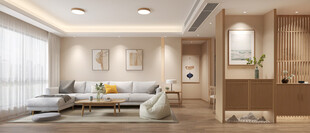 日式家居北欧室内装修原木风客厅