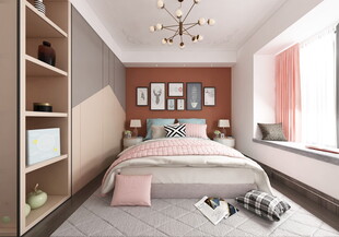 小空间次卧室室内设计现代简约风