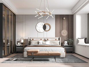 小空间次卧室室内设计现代简约风