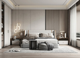 小空间次卧室室内设计现代简约风