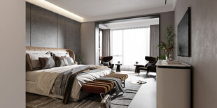 小空间次卧室室内设计现代简约风