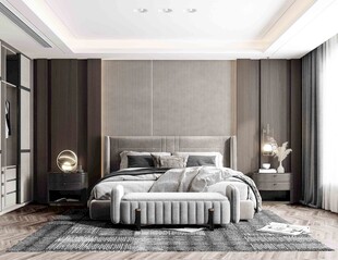 小空间次卧室室内设计现代简约风