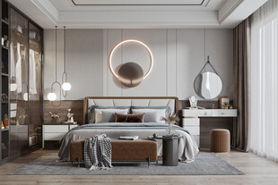 小空间次卧室室内设计现代简约风