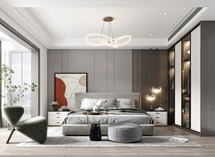 小空间次卧室室内设计现代简约风