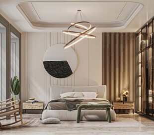 小空间次卧室室内设计现代简约风