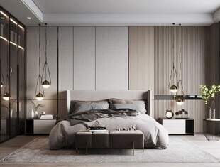 小空间次卧室室内设计现代简约风