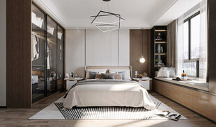 小空间次卧室室内设计现代简约风