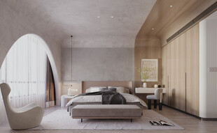 小空间次卧室室内设计现代简约风