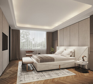 小空间次卧室室内设计现代简约风