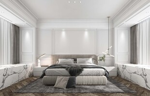 小空间次卧室室内设计现代简约风