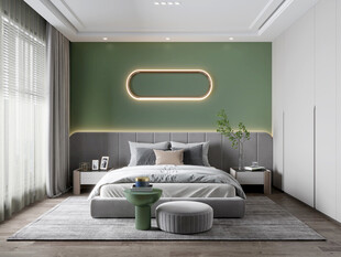 小空间次卧室室内设计现代简约风