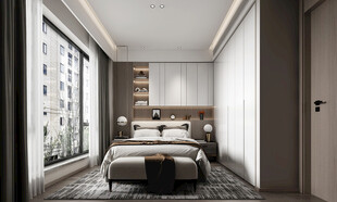 小空间次卧室室内设计现代简约风