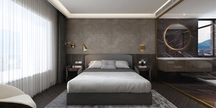 小空间次卧室室内设计现代简约风