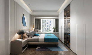 小空间次卧室室内设计现代简约风