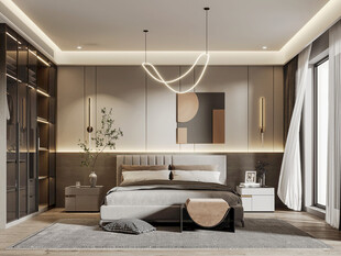 小空间次卧室室内设计现代简约风