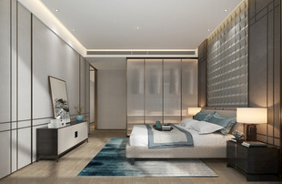 小空间次卧室室内设计现代简约风