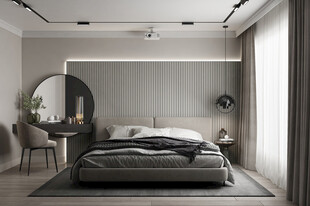 小空间次卧室室内设计现代简约风