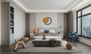 小空间次卧室室内设计现代简约风