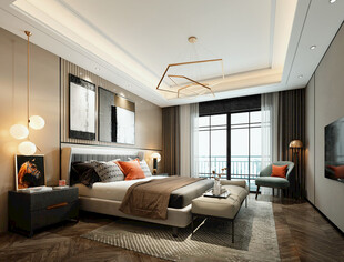 小空间次卧室室内设计现代简约风