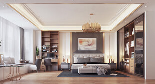 小空间次卧室室内设计现代简约风