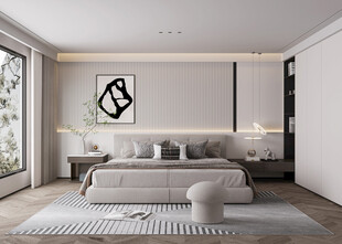 小空间次卧室室内设计现代简约风