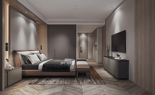 小空间次卧室室内设计现代简约风
