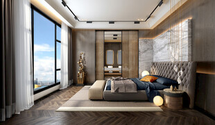 小空间次卧室室内设计现代简约风