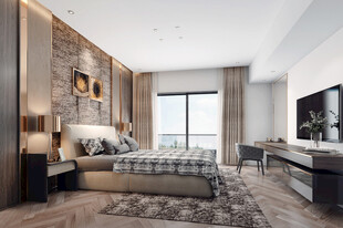 小空间次卧室室内设计现代简约风