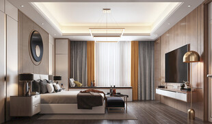 小空间次卧室室内设计现代简约风