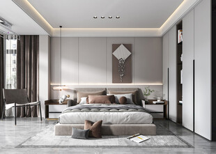 小空间次卧室室内设计现代简约风