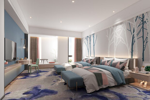 小空间次卧室室内设计现代简约风