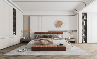 小空间次卧室室内设计现代简约风