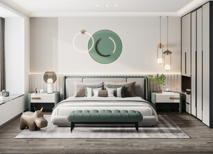 小空间次卧室室内设计现代简约风