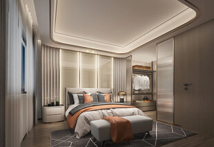 小空间次卧室室内设计现代简约风