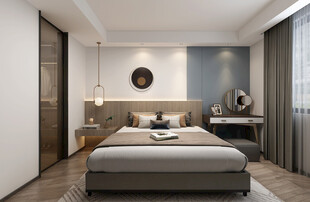 小空间次卧室室内设计现代简约风