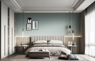 小空间次卧室室内设计现代简约风