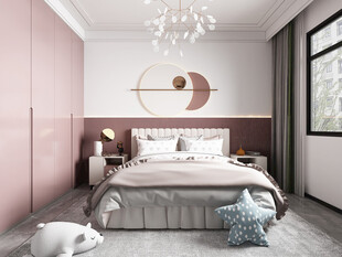 小空间次卧室室内设计现代简约风