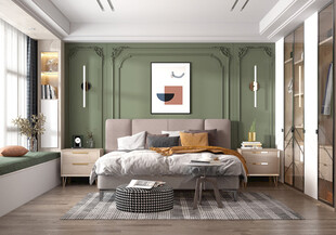 小空间次卧室室内设计现代简约风