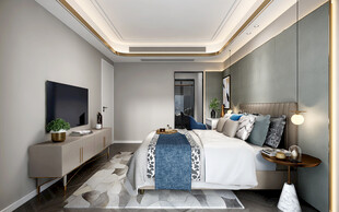 小空间次卧室室内设计现代简约风