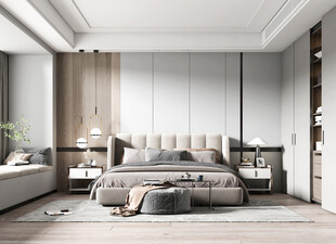 小空间次卧室室内设计现代简约风