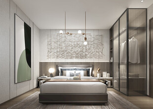 小空间次卧室室内设计现代简约风