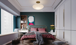 小空间次卧室室内设计现代简约风