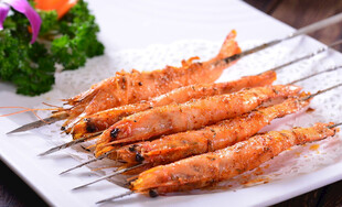 碳烤海捕大虾